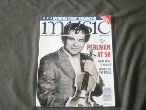 1995 MAY MUSIC (CLASSICAL) MAGAZINE - ITZHAK PERLMAN AT 50 COVER - B 833