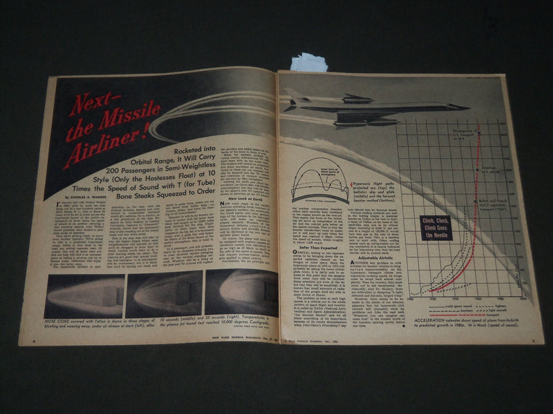 1962 MAY 20 NEW YORK MIRROR MAGAZINE - ANITA GILLETTE - SHEERE NORTH - J 2843