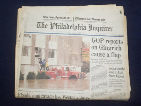 1997 JAN 3 PHILADELPHIA INQUIRER - GOP REPORTS ON GINGRICH CAUSE A FLAP- NP 7165