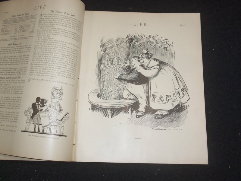 1912 JUNE 6 LIFE MAGAZINE - TURTLE DOVE NUMBER - THE FOUNTAIN OF YOUTH - ST 6480