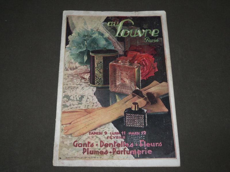 1920'S FEBRUARY AU LOUVRE PARIS FRENCH CATALOGUE - GANTS - DENTELLES - FR 1174