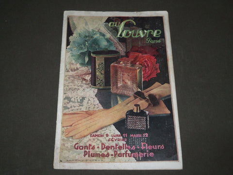 1920'S FEBRUARY AU LOUVRE PARIS FRENCH CATALOGUE - GANTS - DENTELLES - FR 1174