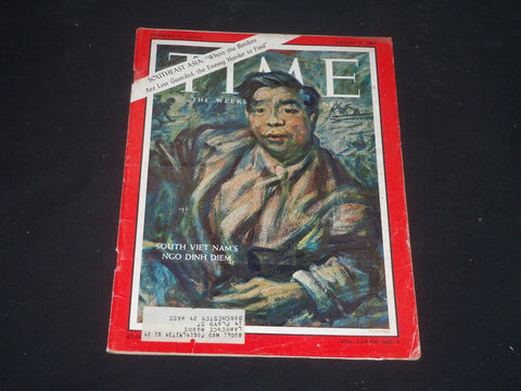 1961 AUGUST 4 TIME MAGAZINE - NGO DINH DIEM, PRESIDENT OF SOUTH VIETNAM - T 1808