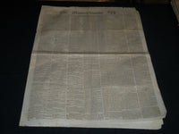 1841 AUGUST 25 THE MASSACHUSETTS SPY NEWSPAPER - TYLER VETOES BANK BILL- NP 4175