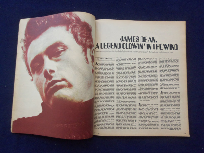 1968 APRIL 21 CHICAGO TRIBUNE MAGAZINE SECTION-JAMES DEAN: LEGEND LIVES- NP 6390