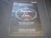 1952 SUPERIOR GIFT LINE HANGERS CALENDAR SALESMAN SAMPLE SHEETS BOOK - C 2