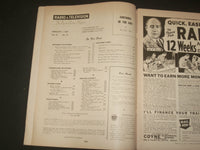 1939 FEBRUARY RADIO & TELEVISION MAGAZINE - ROTARY BEAM HAM ANTENNA - ST 997A