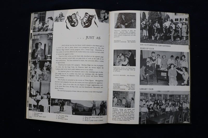 1950 ALEMBIC MADISON HIGH SCHOOL YEARBOOK - MADISON, NJ - YB 3471
