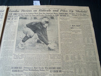 1934 NOV 25 PHILADELPHIA RECORD NEWSPAPER SPORTS SECTION - NOTRE DAME- NT 7251