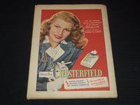 1947 OCTOBER MOVIE STORY MAGAZINE - PAULETTE GODDARD COVER - E 12457