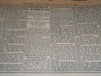 1927 JUNE 12 NEW YORK TIMES - NATION PAY ITS HOMAGE TO LINDBERGH - NT 5067