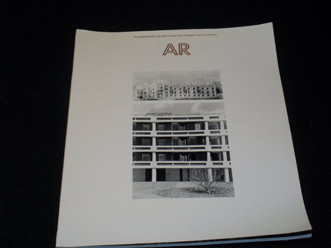1978 JULY ARCHITECTURAL REVIEW MAGAZINE - CAMBRIDGE COVER - E 2967