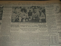 1940 OCTOBER 4 NEW YORK TIMES - HITLER AND MUSSOLINI MEET TODAY - NT 7339
