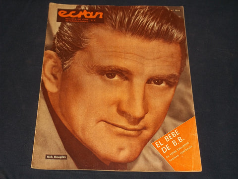 1960 JANUARY 26 ECRAN SPANISH MAGAZINE - KIRK DOUGLAS COVER - E 26068