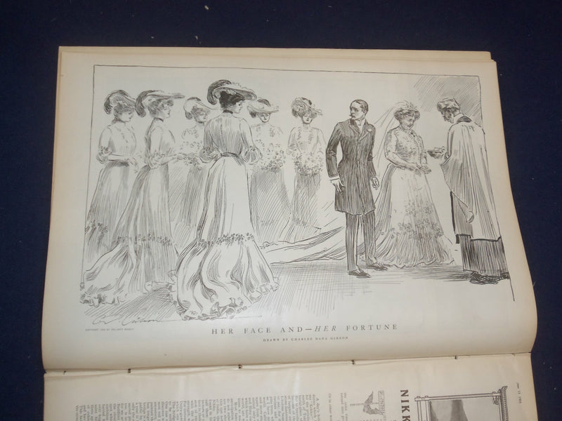 1903 JUNE 13 COLLIER'S MAGAZINE - THE SEAGOERS - ST 6671