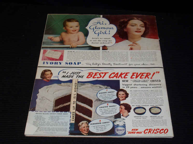 1940 MARCH WOMAN'S HOME COMPANION MAGAZINE NICE FRONT COVER - E 2630