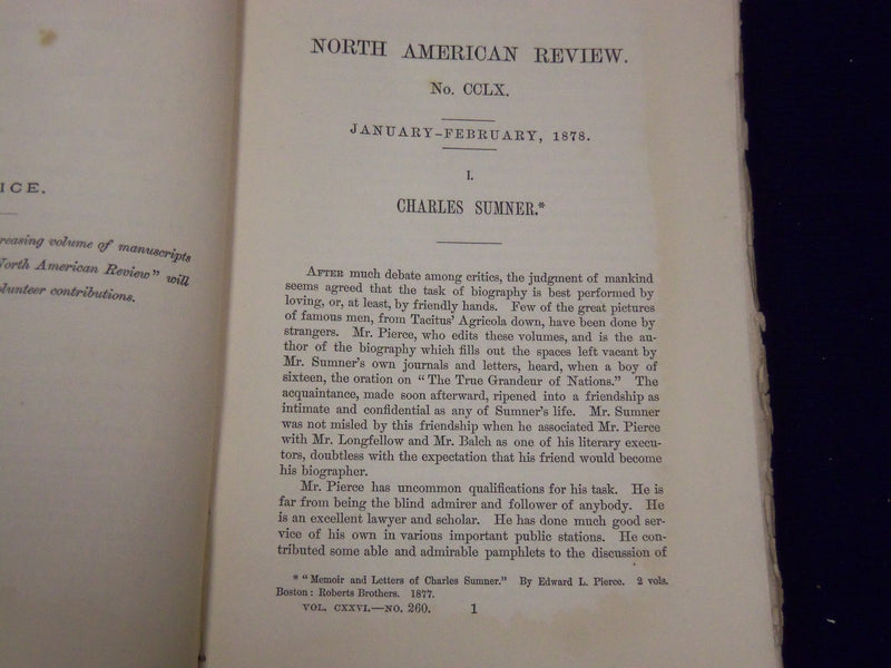 1878-1881 NORTH AMERICAN REVIEW LOT OF 7 ISSUES - NICE STORIES/ARTICLES - WR 672