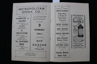 1941 MARCH 14 NELSON EDDY CONCERT PROGRAM & STUB - LYRIC THEATRE - K 2803