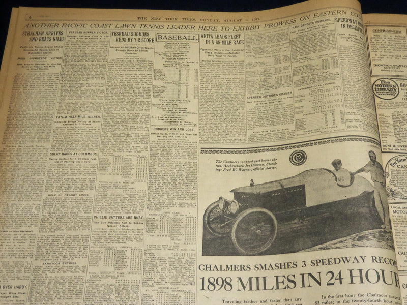 1917 AUGUST 6 NEW YORK TIMES - CANADIANS DRIVE UPON LENS - NT 8503