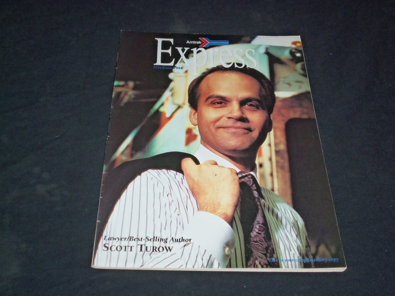 1991 MAY/JUNE AMTRAK EXPRESS MAGAZINE - SCOTT TUROW - SP 6217