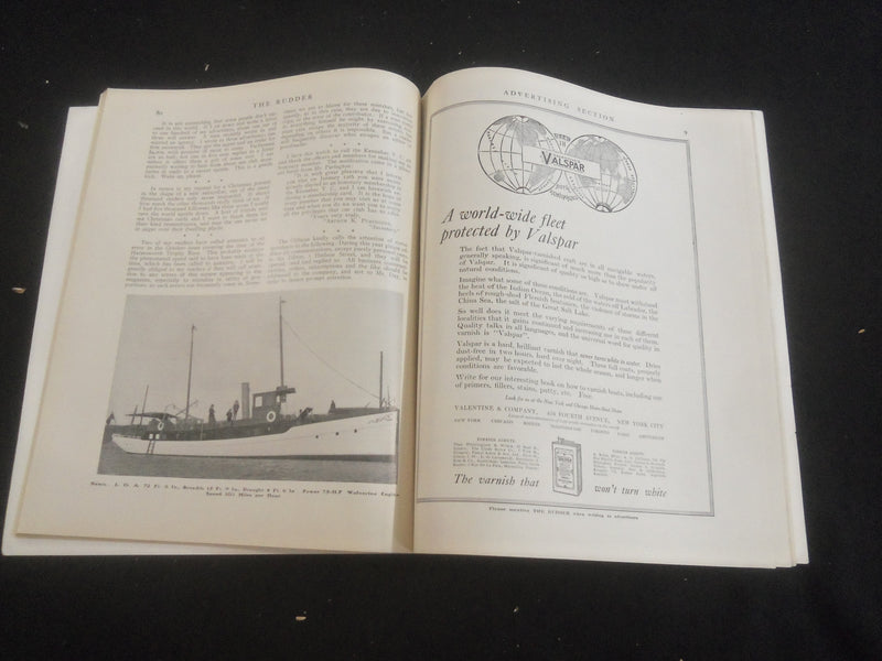 1914 FEBRUARY THE RUDDER MAGAZINE-ILLUSTRATIONS, STORIES, PHOTOS & ADS - B 4198S