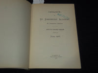 1906 ST. JOHNSBURY ACADEMY CATALOGUE - ST. JOHNSBURY, VERMONT - K 3109