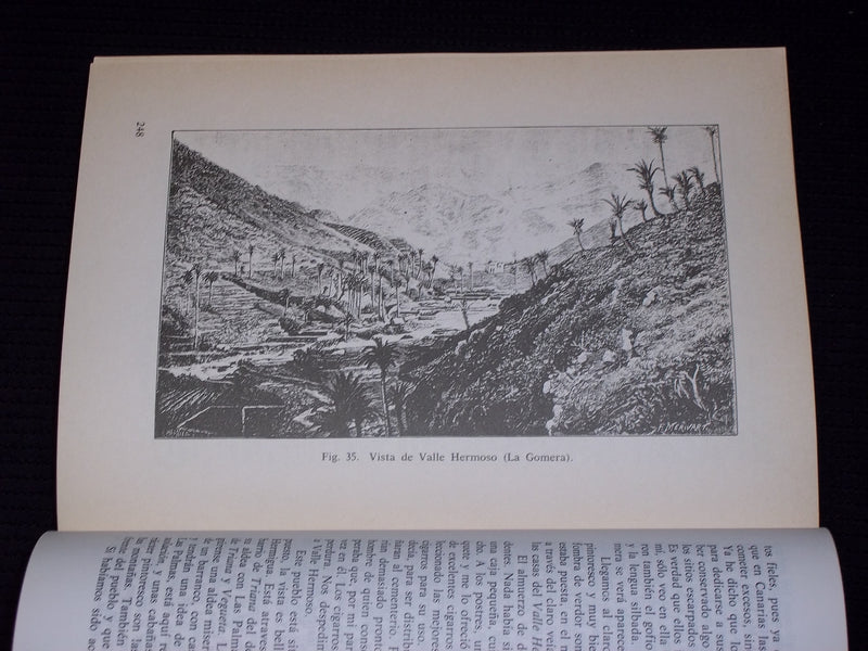 1987 CINCO ANOS DE ESTANCIA EN LAS ISLAS CANARIAS SOFTCOVER BOOK - J 7139