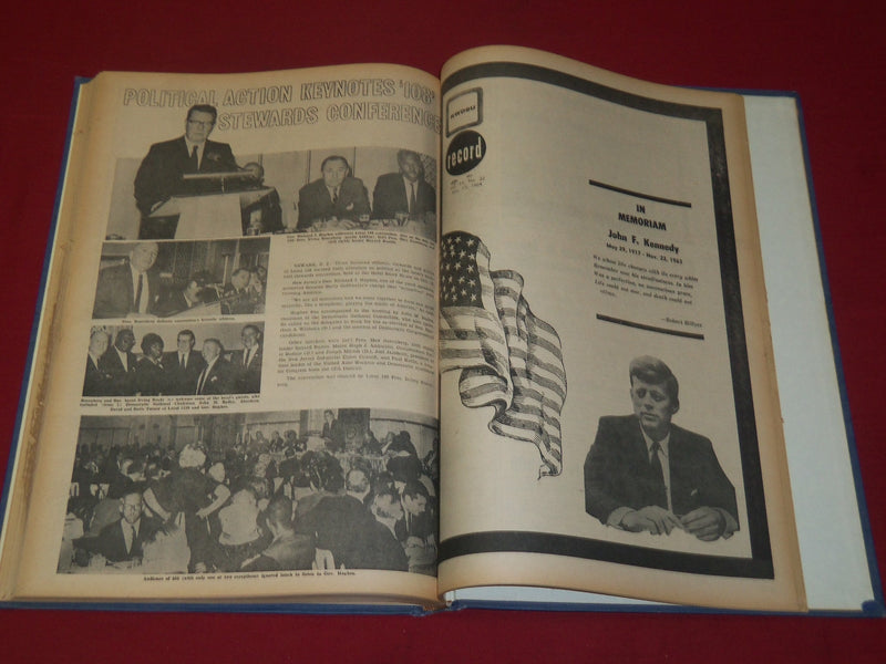 1964 RWDSU RECORD NEWSPAPER BOUND VOLUME NO. 11 - RETAIL - WHOLESALE - R 15B