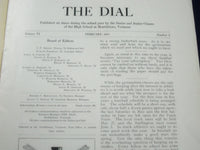 1911 THE DIAL BRATTLEBORO HIGH SCHOOL MAGAZINE LOT OF 6 - GREAT INFO. - O 2341