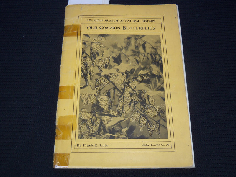 1914 OUR COMMON BUTTERFLIES BOOK BY FRANK E. LUTZ - LEAFLET NO. 38 - J 7301
