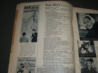 1939 APRIL TRUE STORY MAGAZINE - DORIS MAE MYERS FRONT COVER - ST 5339
