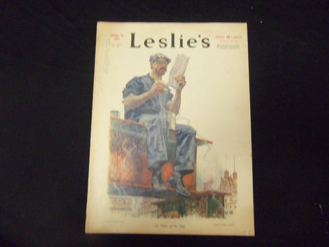 1920 FEBRUARY 7 LESLIE'S WEEKLY MAGAZINE - THE TOPIC OF THE DAY - ST 2275
