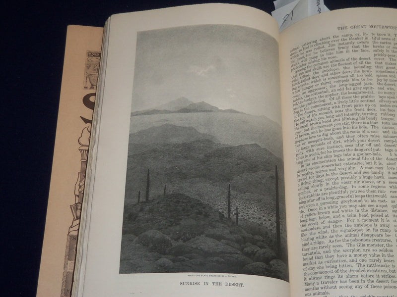1902 JUNE THE CENTURY MAGAZINE - GREAT SOUTHWEST - MAXFIELD PARRISH - SP 2593