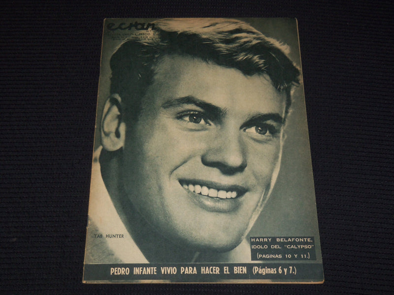 1950'S NO. 1373 ECRAN MAGAZINE - MARILYN MONROE BACK COVER HUNTER - E 17079