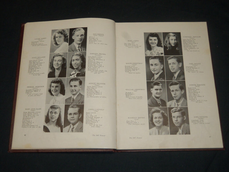 1947 THE PIONEER STROUDSBURG HIGH SCHOOL YEARBOOK - PENNSYLVANIA - YB 1931