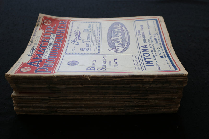 1921-1923 THE AMATEUR PHOTOGRAPHER AND PHOTOGRAPHY MAGAZINE - LOT OF 26 - O 3683