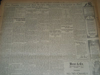 1926 SEPT 24 NEW YORK TIMES - TUNNEY WINS CHAMPIONSHIP BEATS DEMPSEY - NT 7563