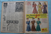 1944 MARCH 12 SUNDAY MIRROR NEWSPAPER MAGAZINE SECTION - LISETTE VEREA - NP 9086