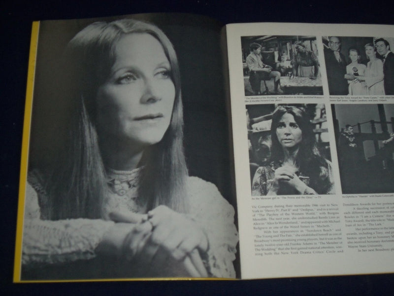 1976 THE BELLE OF AMHERST STORY PRESS BOOK - JULIE HARRIS - PHOTOS - J 1527