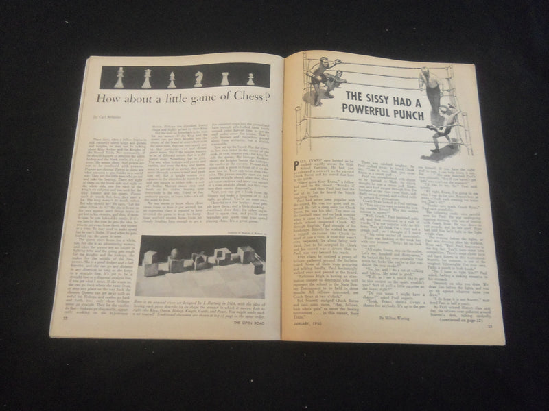 1950 JANUARY OPEN ROAD MAGAZINE - I FLEW TO THE NORTH POLE - B 5530M
