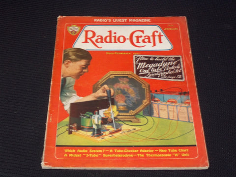 1932 JULY RADIO-CRAFT MAGAZINE VERY NICE COVERS & ADS - E 360