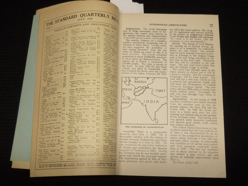 1928 JULY THE STANDARD QUARTERLY REVIEW MAGAZINE - VOLUME 1 NO. 1 - SP 4862T