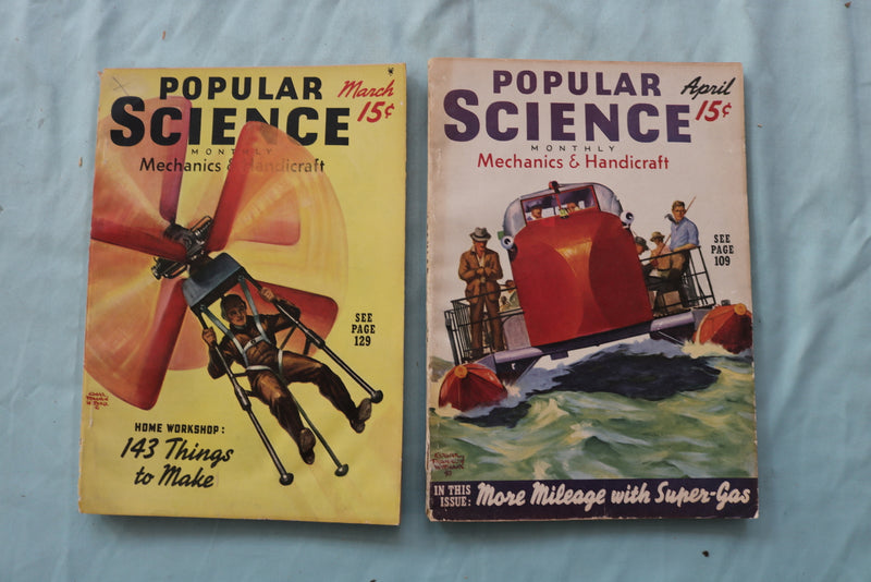 1940 POPULAR SCIENCE MAGAZINE - LOT OF 10 - O 3726