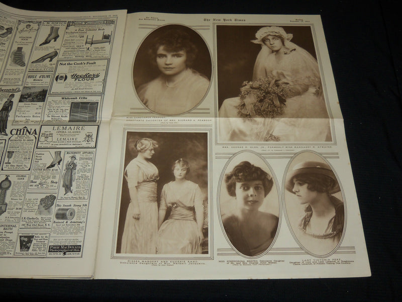 1914 NOVEMBER 15 NEW YORK TIMES PICTURE SECTION - ANTWERP - NP 5610