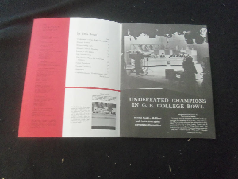 1965 FALL THE DICKISON ALUMNUS MAGAZINE - G.E. COLLEGE BOWL CHAMPIONS - ST 732G