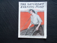 1917 AUGUST 18 THE SATURDAY EVENING POST MAGAZINE - ILLUSTRATED COVER - SP 821