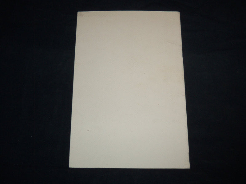 1951 GEORGE JOHNSON MEMORIAL STATUE UNVEILING CEREMONY PROGRAM - J 8628