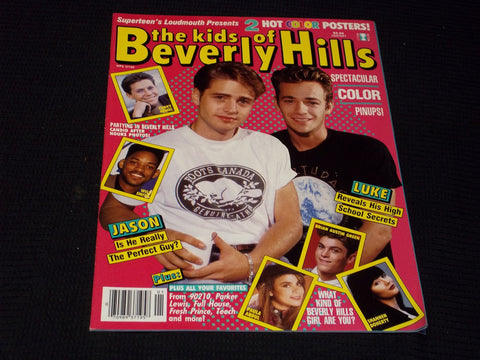 1992 JANUARY THE KIDS OF BEVERLY HILLS MAGAZINE - LUKE PERRY COVER - E 13642