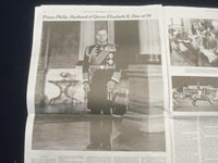 2021 APRIL 10 NEW YORK TIMES - PRINCE PHILIP AT AGE 99 AND DMX AT AGE 50, DIED