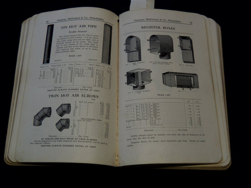1926 GUMMEY MCFARLAND & CO. CATALOG - PHILADELPHIA - J 7414